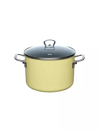 RIESS | Marmite 24cm/6,5l NOUVELLE PUR Gris Foncé | gelb